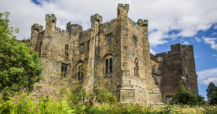 External view of Brancepth Castle, County Durham